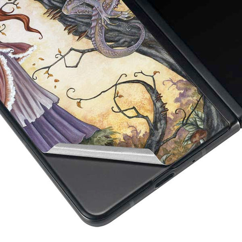 Amy Brown Dragon Charmer Fairy Galaxy Z Fold4 5G Skin
